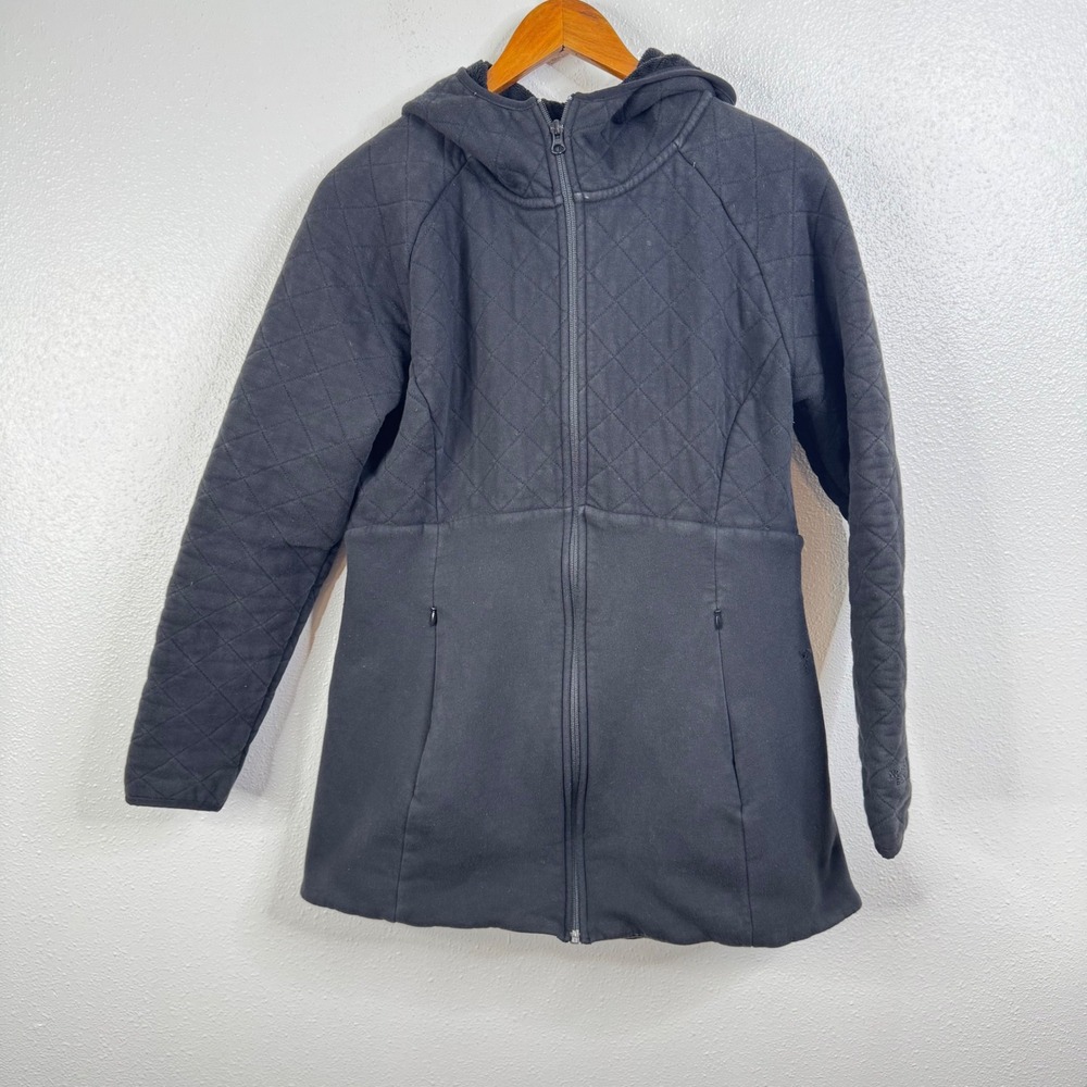 The North‎ Face Black Longline Coat Size Large